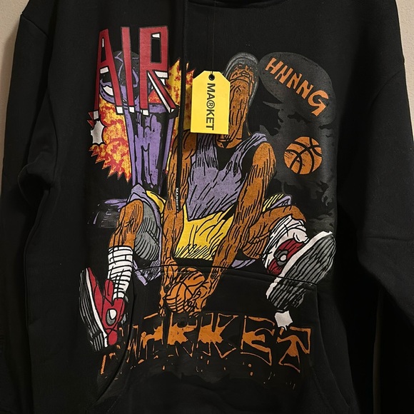Chinatown Market - Air Market “HNNNG” Sweatshirt - NWT (M) Black - Picture 2 of 2